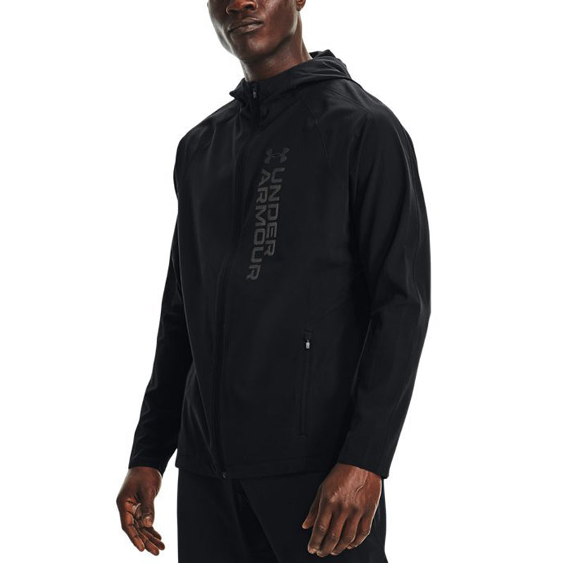 Under Armour Out The Storm waterproof Light Hooded Jacket Asia Sizing 'Black' 1361502-001
