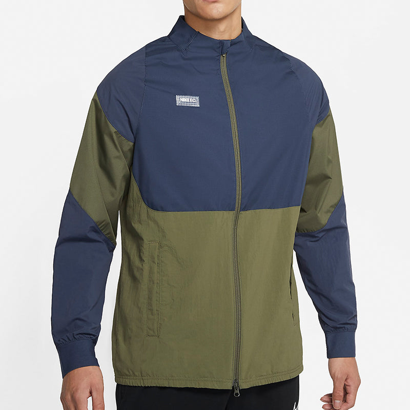 Nike FC Jacket 'Navy Green' CW5500-222