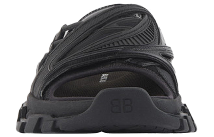 (WMNS) Balenciaga Track Slide Sandal 'Black' 618084W2NA11000