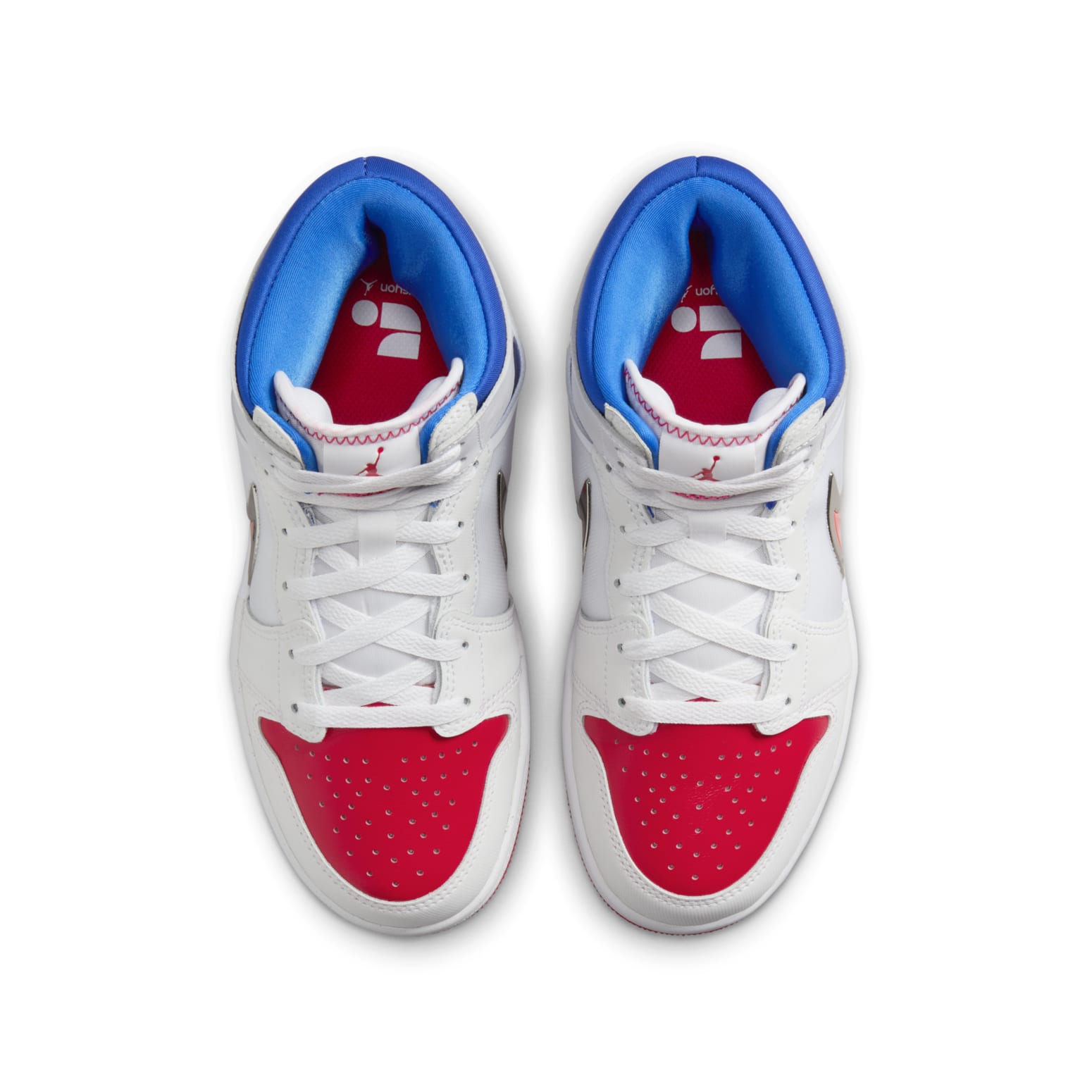 (GS) Air Jordan 1 Mid RM EasyOn 'White Racer Blue Red' FQ1281-100