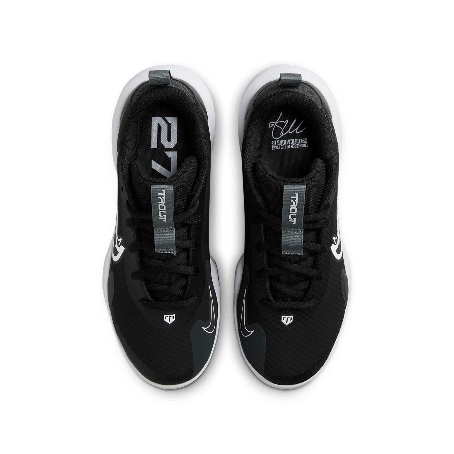 (GS) Nike Force Trout 9 Pro MCS 'Black White' FB6340-001