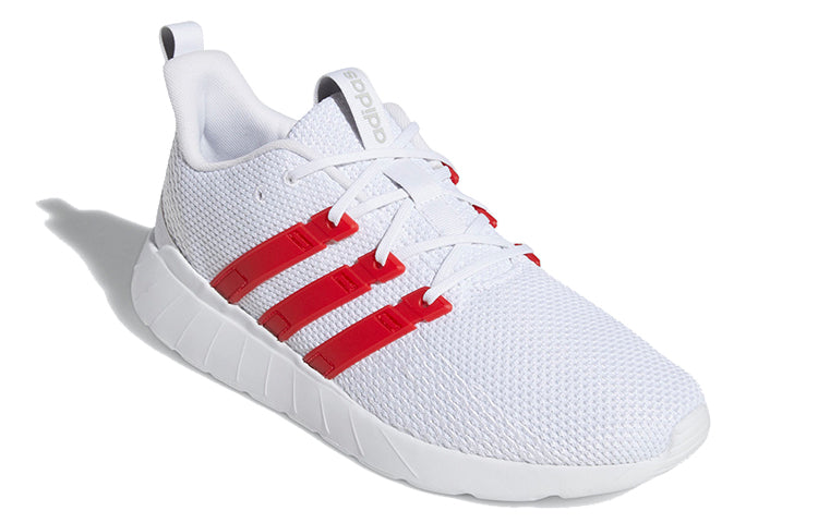 adidas Questar Flow 'White Scarlet' FV9067