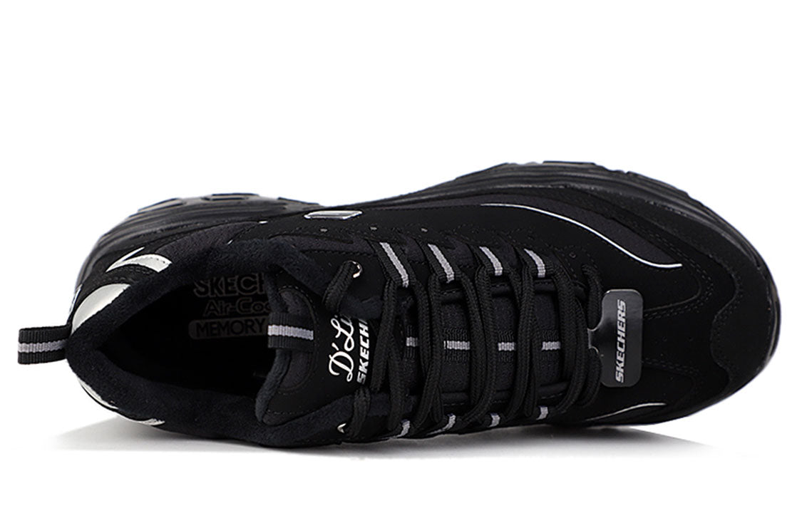 Skechers D'Lites Low-Top Running Shoes Black 666063-BBK