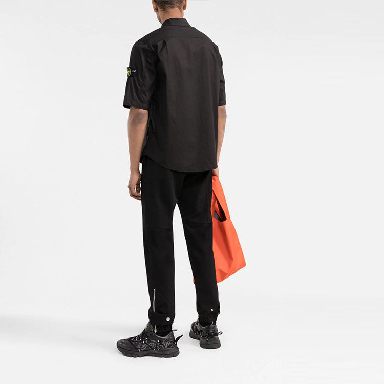 STONE ISLAND Garment Dyed Shirt 'Black' 761511003-V0029