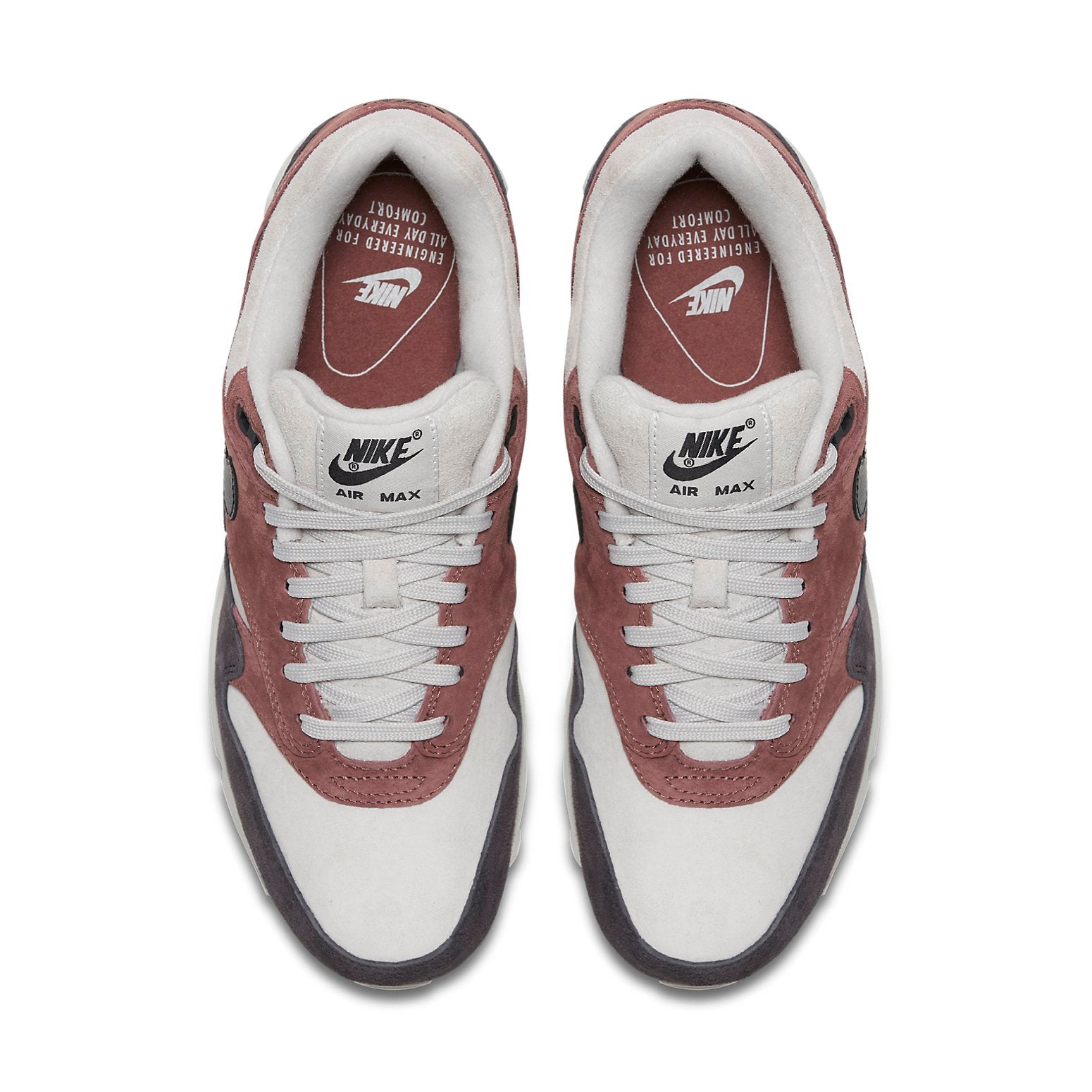 (WMNS) Nike Air Max 90/1 'Red Sepia Oil Grey' AQ1273-200