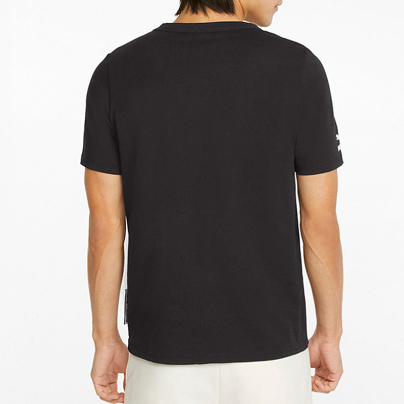 PUMA Team Graphic Tee 'Black' 536956-01
