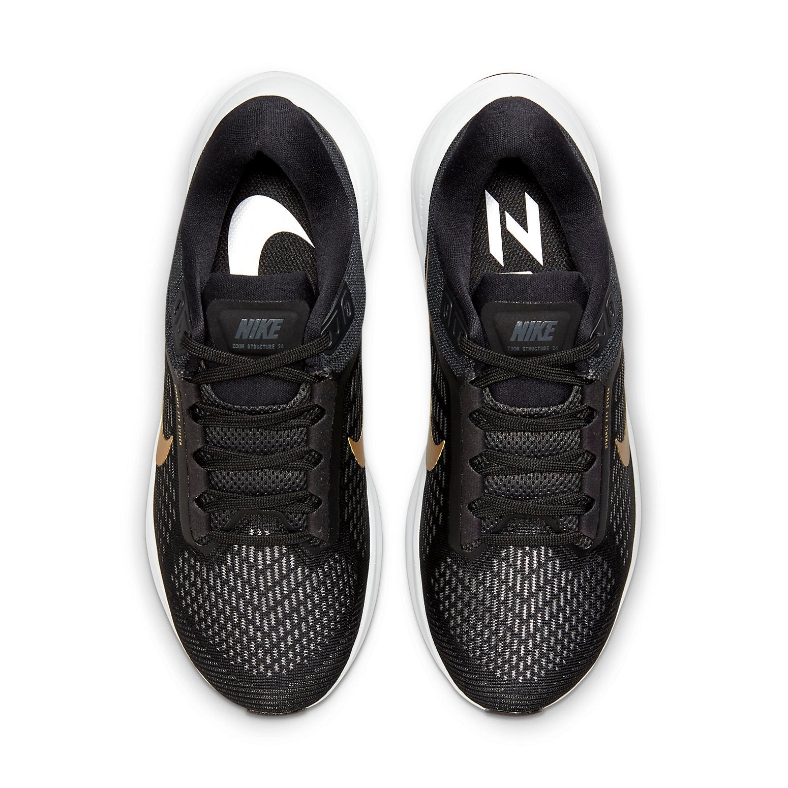 (WMNS) Nike Air Zoom Structure 24 'Black Metallic Gold Coin' DA8570-003