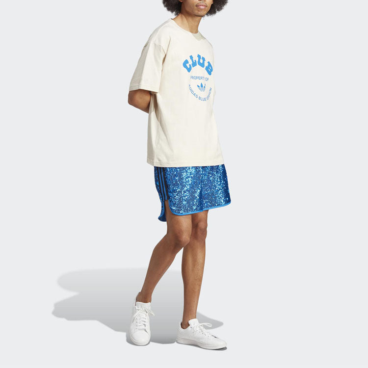 adidas Originals Blue Version Club Tee 'Beige' IA2489