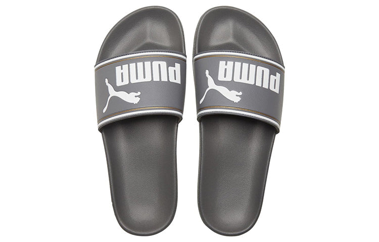 PUMA Leadcat Ftr Slippers Black/White 372276-11