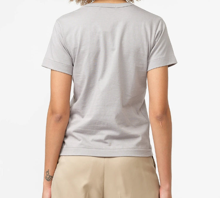 (WMNS) COMME des GARCONS PLAY Mini Logo Tee 'Grey Black' AZ-T213-051-3