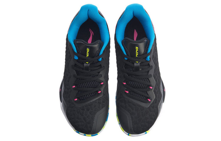 (WMNS) Li-Ning Dagger 2 'Black Neon Pink' AYZQ006-2