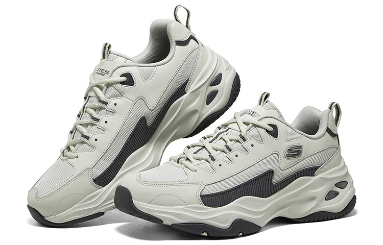 Skechers D'Lites 4.0 Shoes 'White Grey' 894286-NTBK