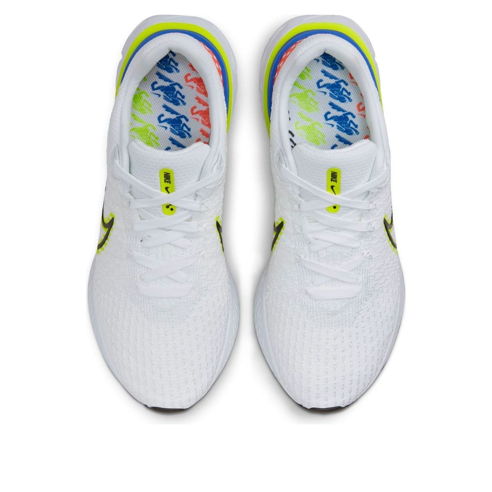 Nike React Infinity Run Flyknit 3 Premium 'White Racer Blue Volt' DX1629-100