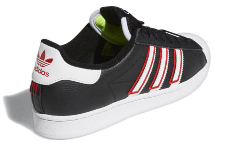 adidas Superstar 'Black White Vivid Red' GY0998