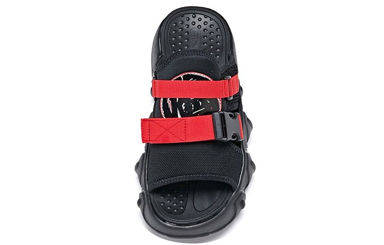 ANTA Casual Slides 'Black Red' 112038515-6