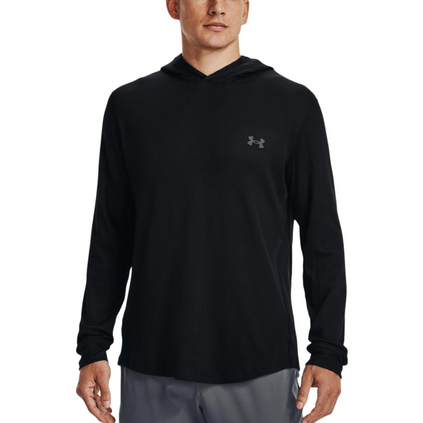 Under Armour Waffle Hoodie 'Black' 1302362-001