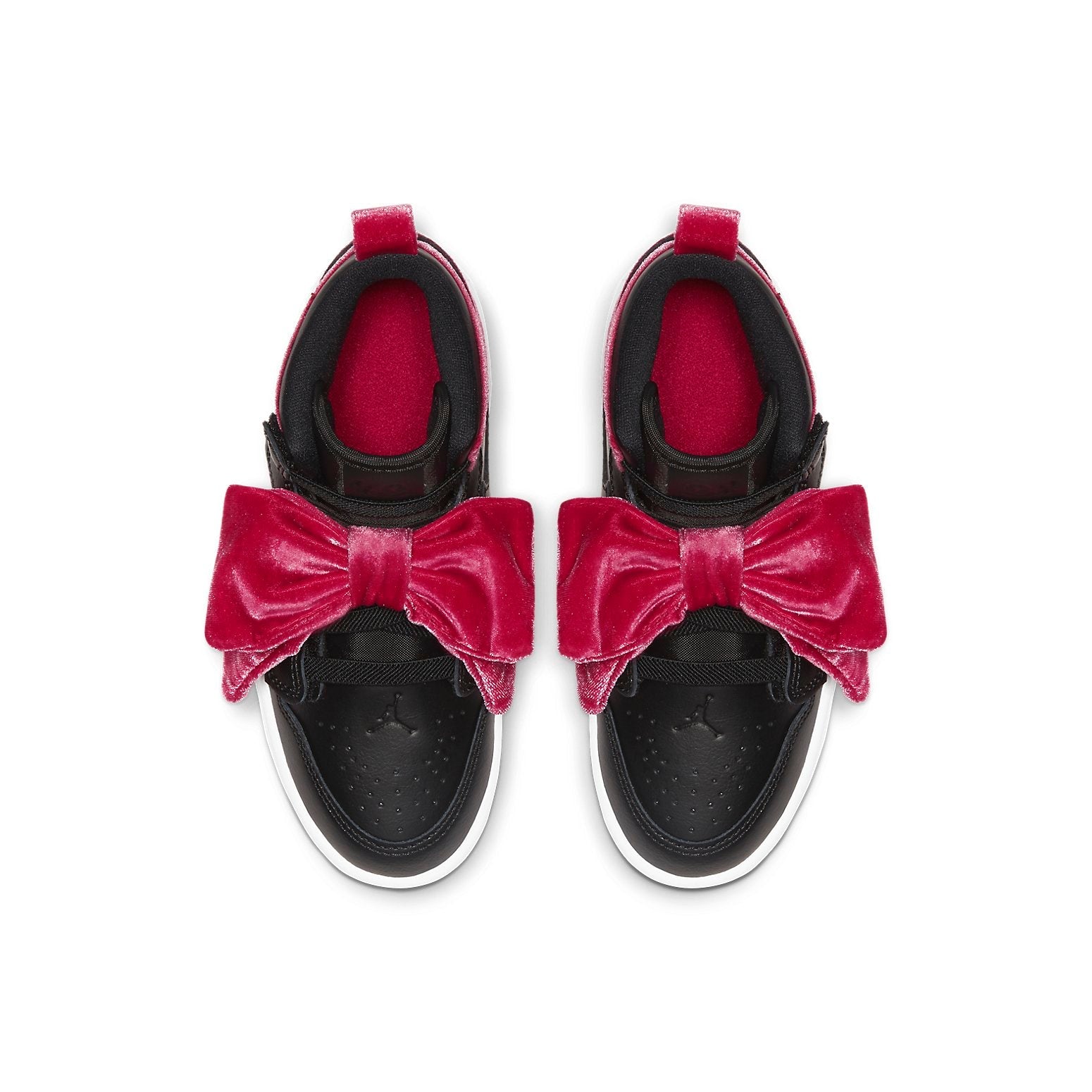 (PS) Air Jordan 1 Mid Bow 'Black Noble Red' CK5677-006
