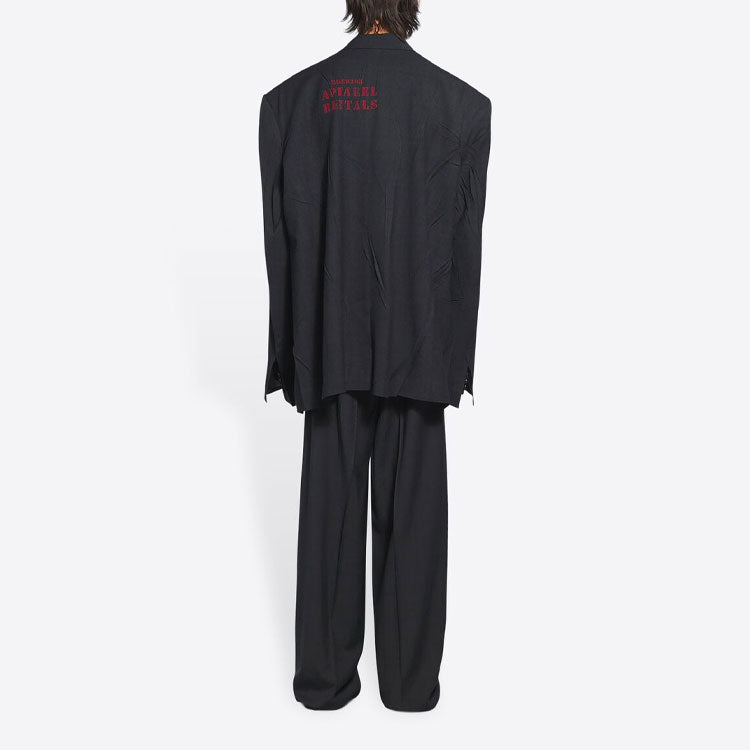 Balenciaga Rental Tailored Jacket 'Grey' 675434TKT301240