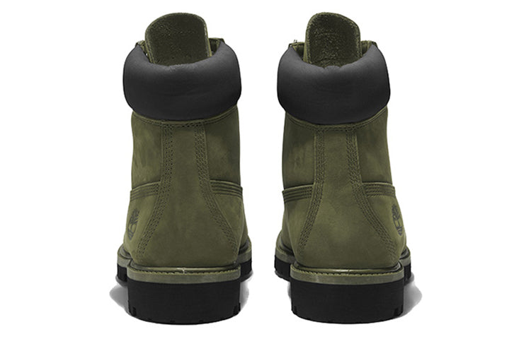 Timberland 6 Inch Premium Waterproof Boots 'Green Nubuck' A2KZQW