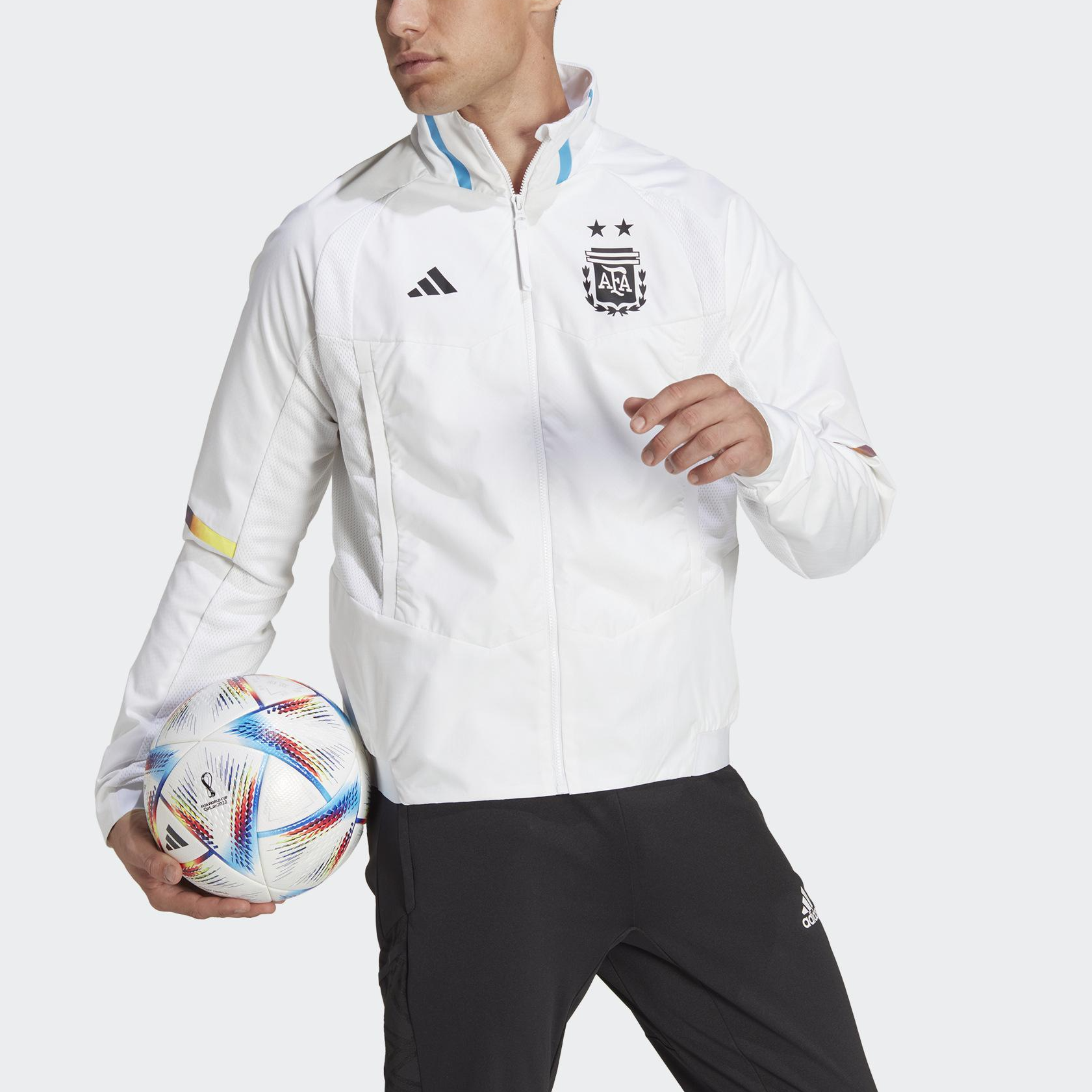 adidas Argentina Game Day Anthem Jacket 'White' IC4446