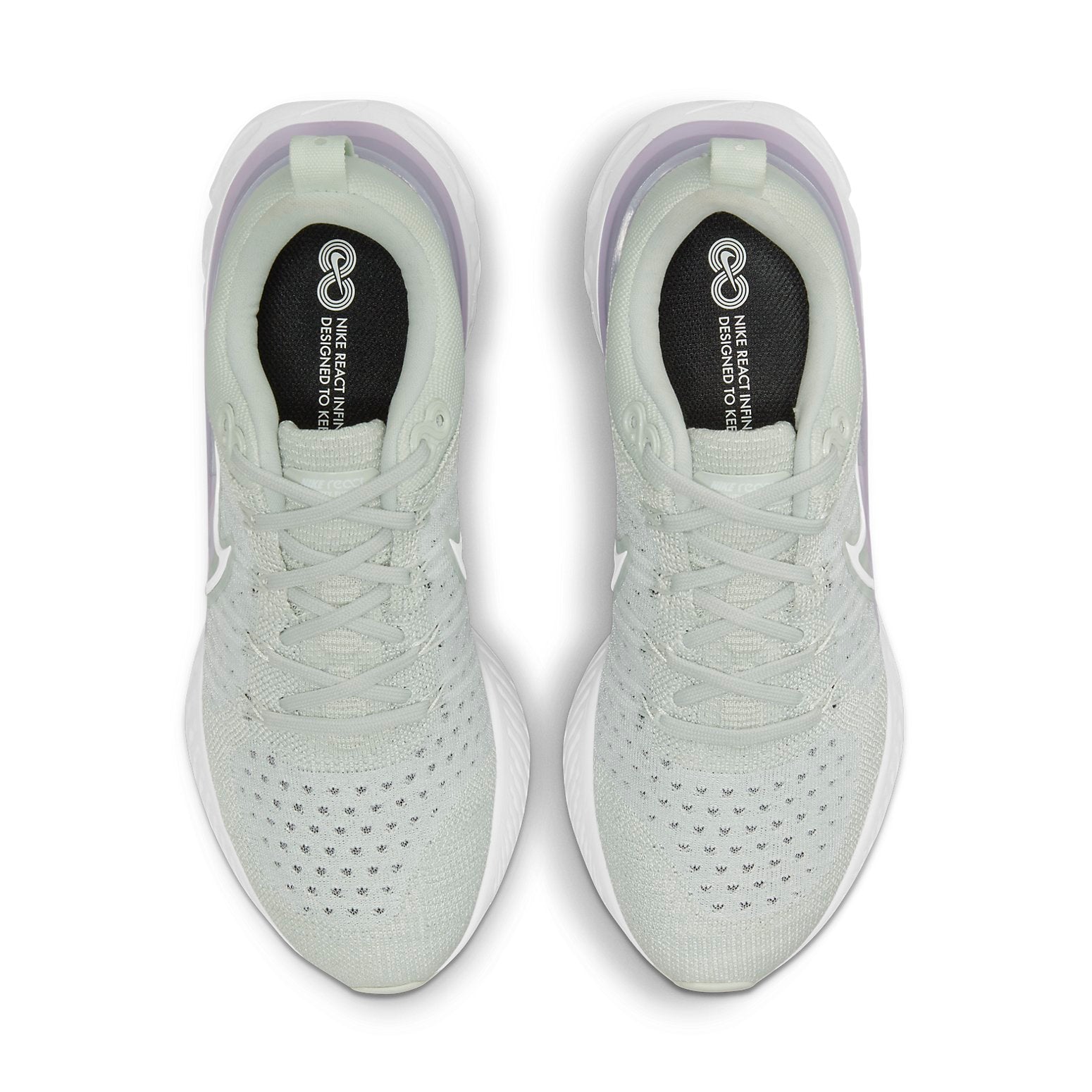 (WMNS) Nike React Infinity Run Flyknit 2 'Light Silver Lilac' CT2423-005