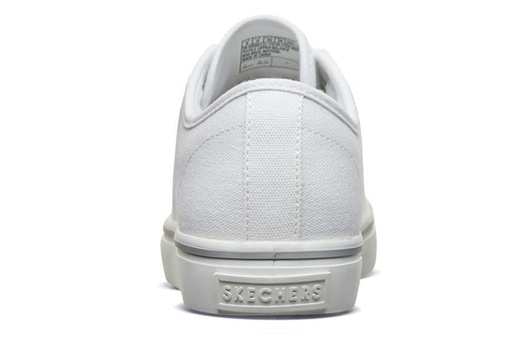 (WMNS) Skechers Cupsole 1 Low-Top Canvas Shoes White 66666131-WHT