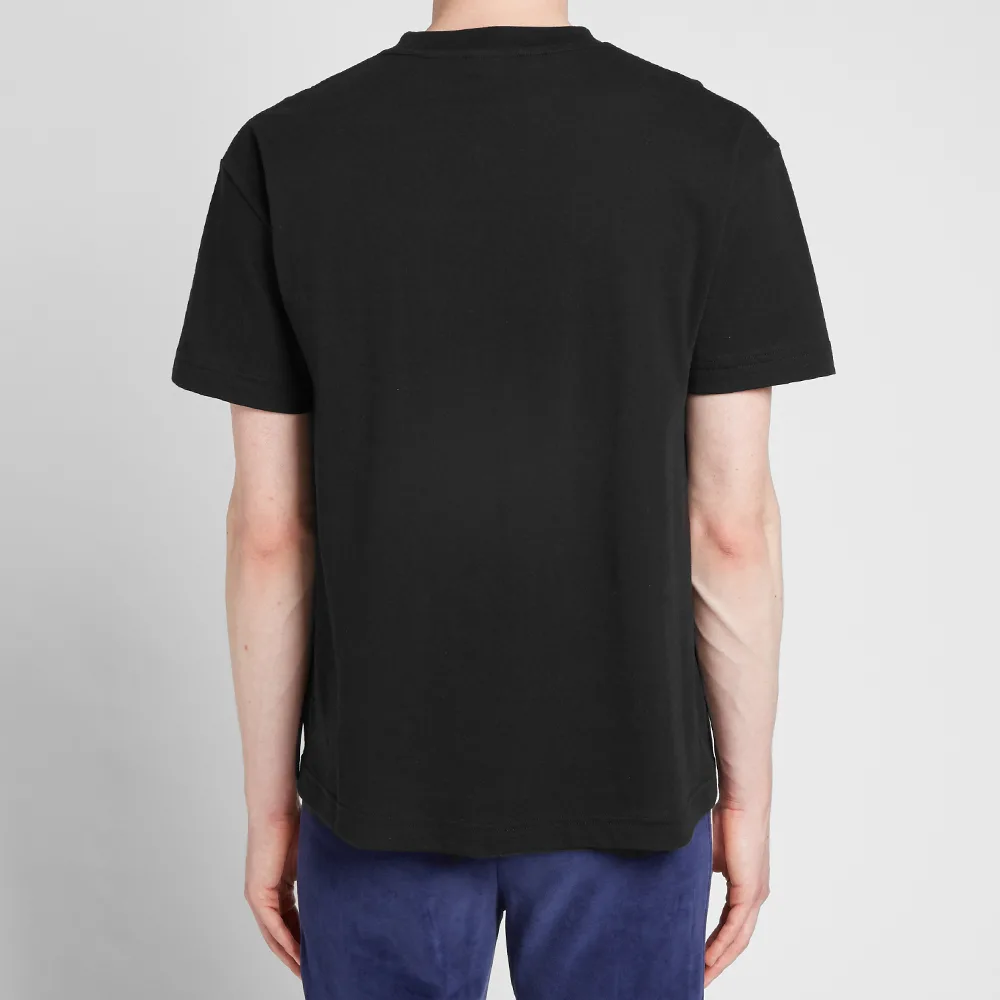 Men's PALM ANGELS Kill The Bear Tee Purple Short Sleeve Black PMAA001F194130031028