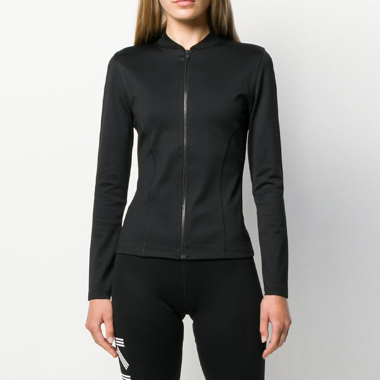 (WMNS) KENZO Back Alphabet Logo Pattern Zipper Hoodie Black F962BL755951-99