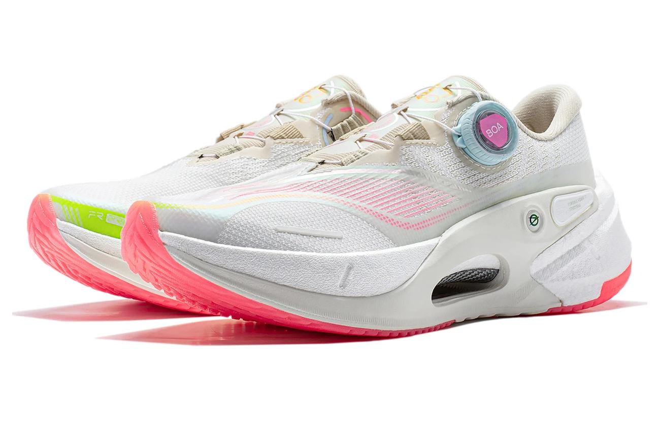 (WMNS) Li-Ning Furious Rider 7.0 Pro V2 'White Grey Pink' ARZU002-1