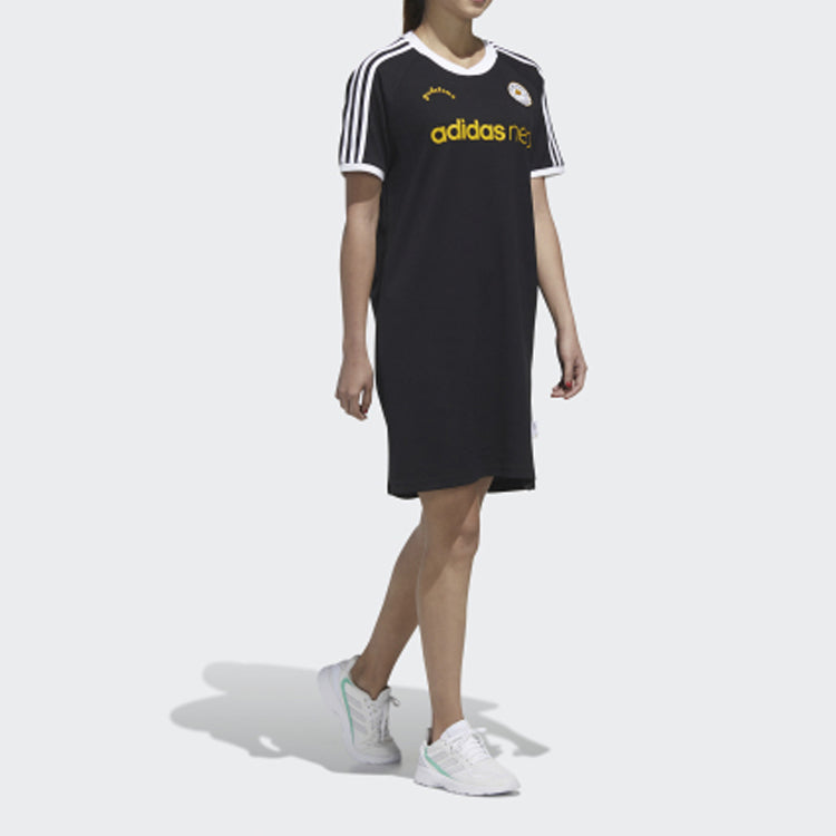 (WMNS) adidas Neo x GUDETAMA Dresses 'Black' GL7227