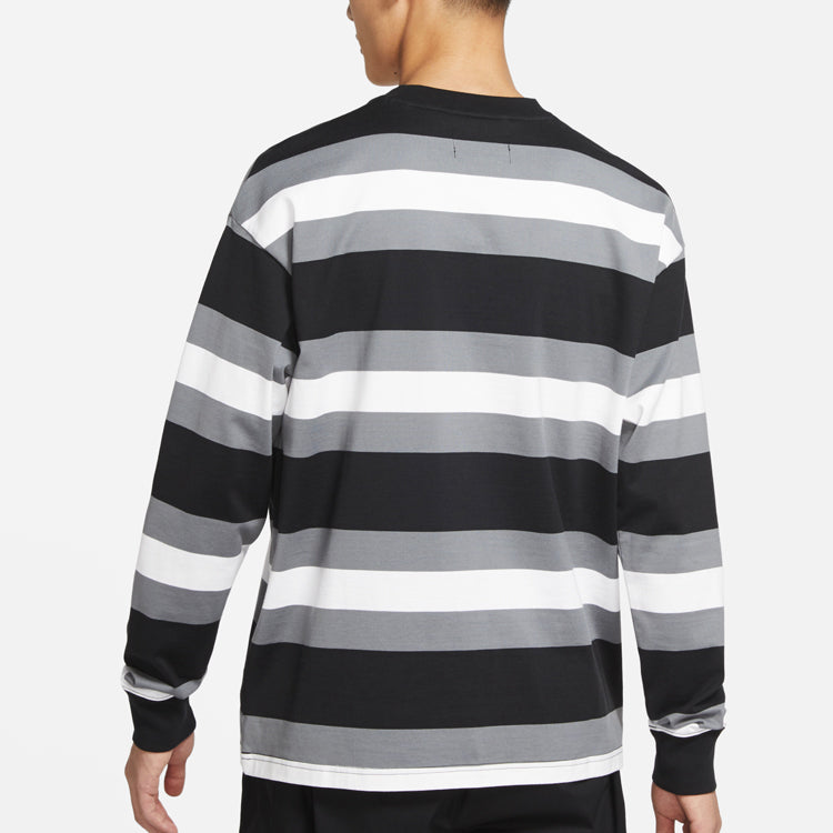 Air Jordan MENS Sport DNA Striped Long Sleeve Black CV1143-010