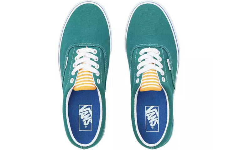 Vans Deck Club Era Shoes Green/White VN0A38FRVP1