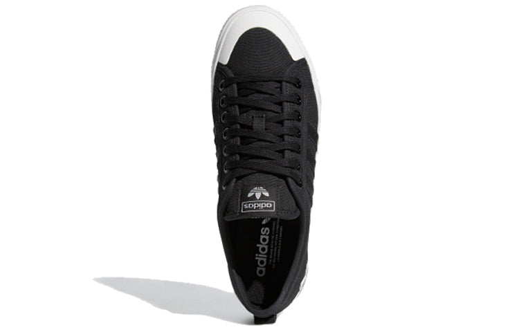 adidas Nizza 'Oversize Heel Logo - Core Black Gum' EF5713