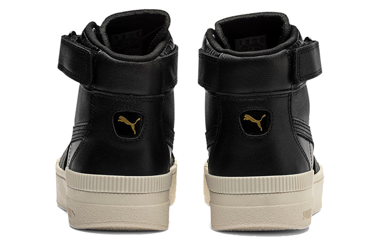 (WMNS) PUMA Cali Sport Top Warm Up Trainers Black 373436-06