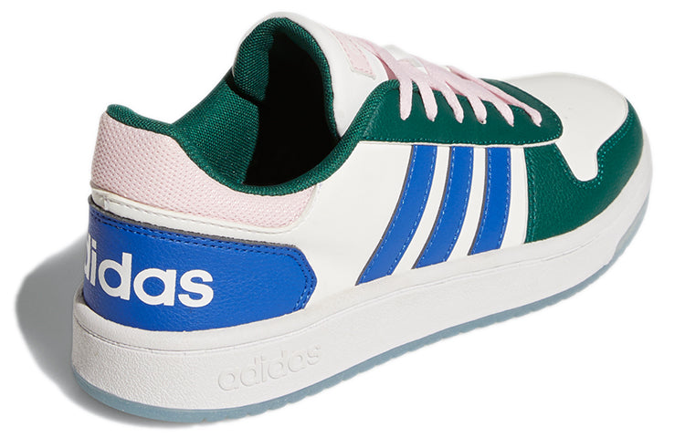 (WMNS) adidas Hoops 2.0 'White Green' GW3368
