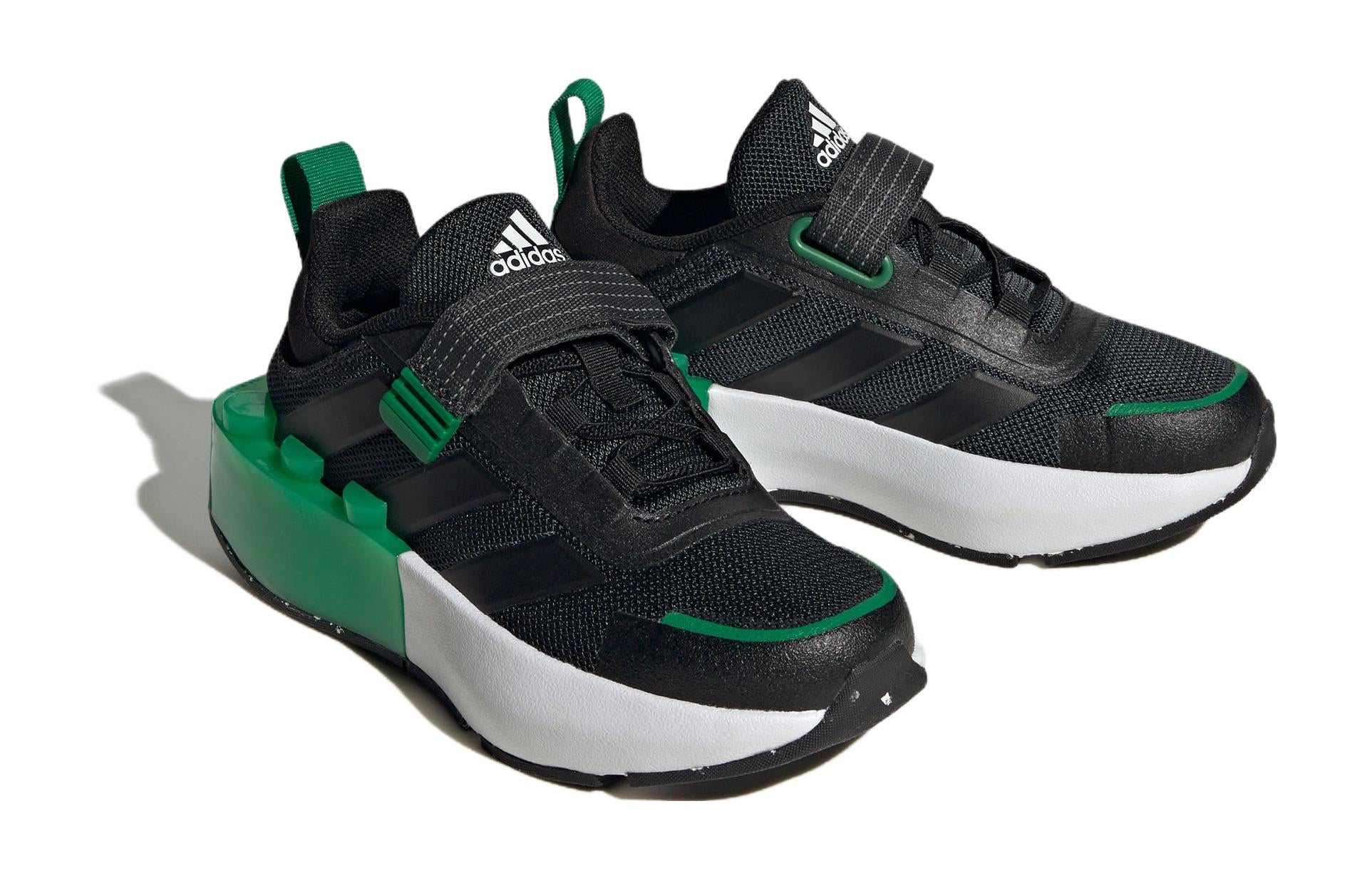 (GS) adidas Tech Runner EL x LEGO 'Core Black Green' ID9524