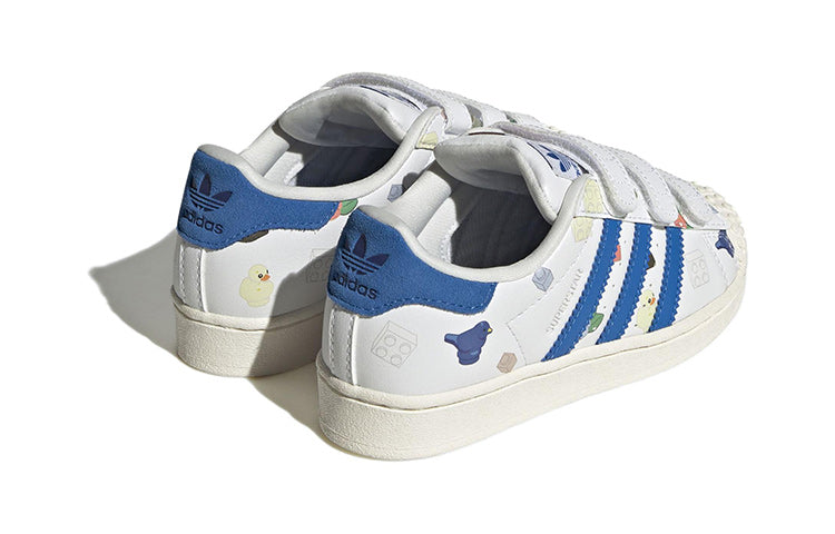 (PS) adidas Superstar x LEGO Shoes 'White Royal Blue' IF2201