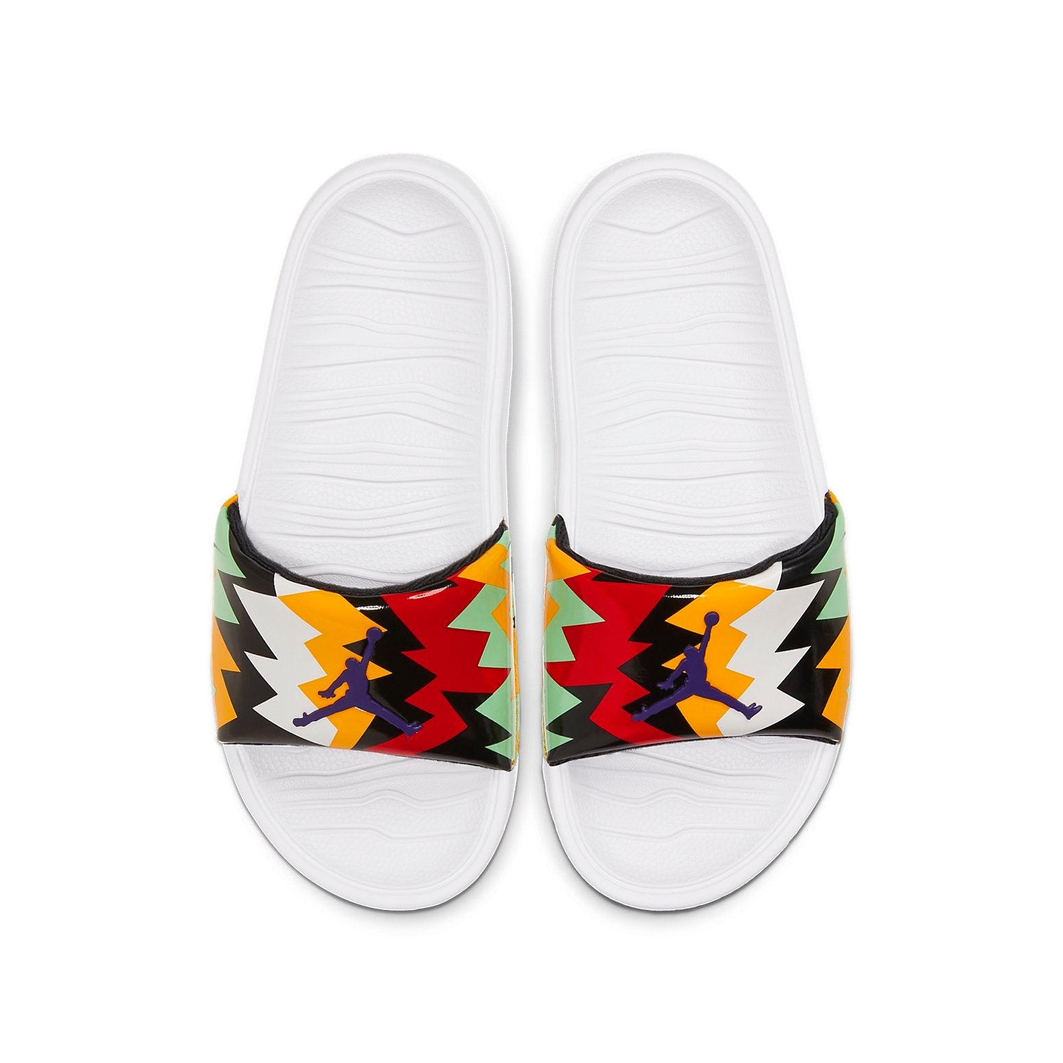 (GS) Air Jordan Break Slide 'White Multi-Color' CD5472-102