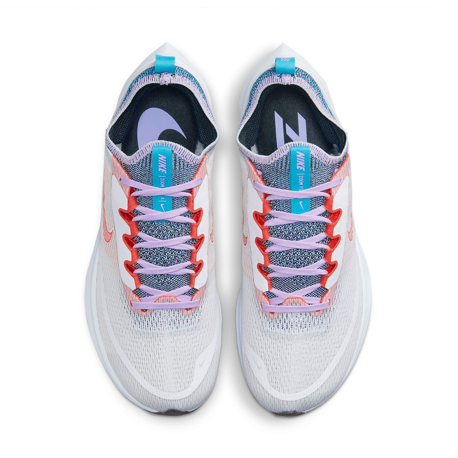 (WMNS) Nike Zoom Fly 4 'White Team Orange Lilac' CT2401-100