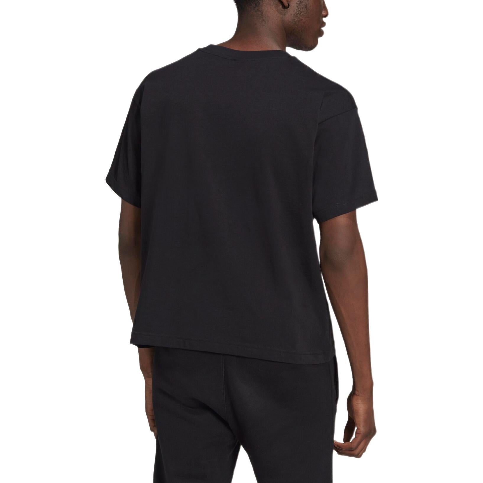 (WMNS) adidas originals Love Unites Tre Casual Breathable Fabric Multi-Color Logo Sport Short Sleeve Black HE2520