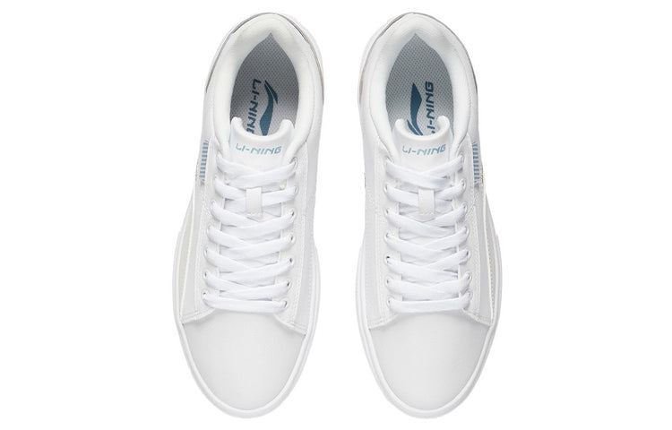 (WMNS) Li-Ning Classic Skateboarding Low 'White' AGCR480-8
