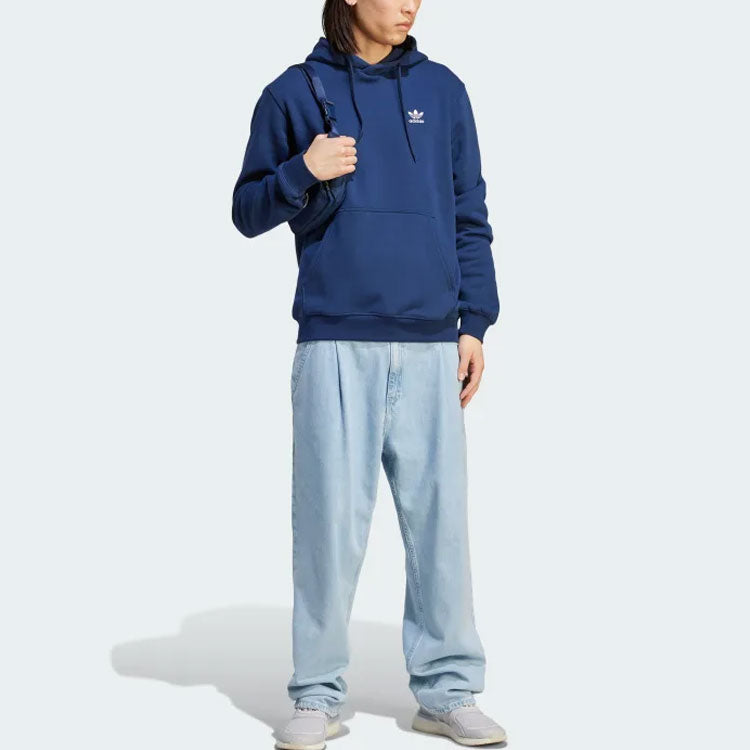 adidas Trefoil Essentials Hoodie 'Blue' IM4524
