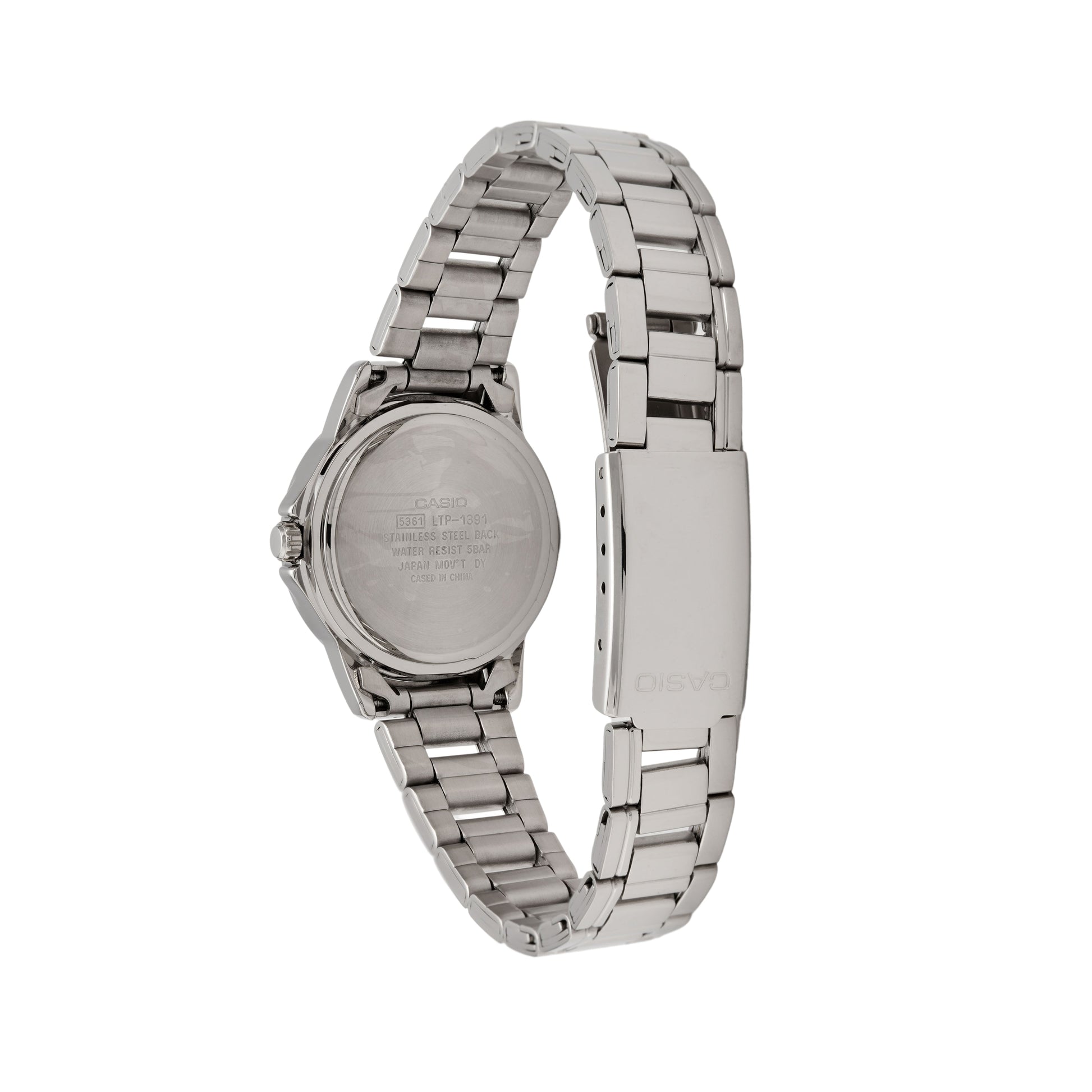 CASIO Waterproof Stainless Steel Strap Silver Analog LTP-1391D-7AVDF