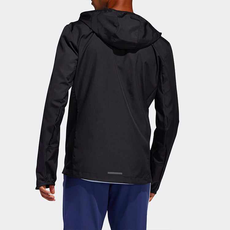adidas OWN THE RUN JKT Running Sports Jacket Coat Male Black FL6964