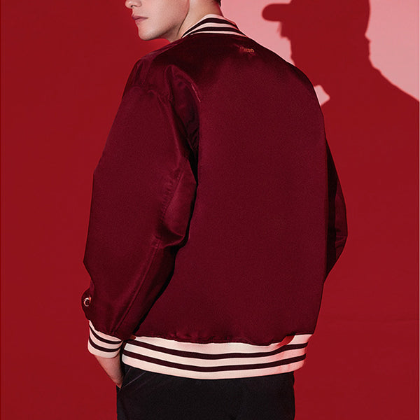 Mizuno CNY Baseball Jacket 'Red' D2CE43H1