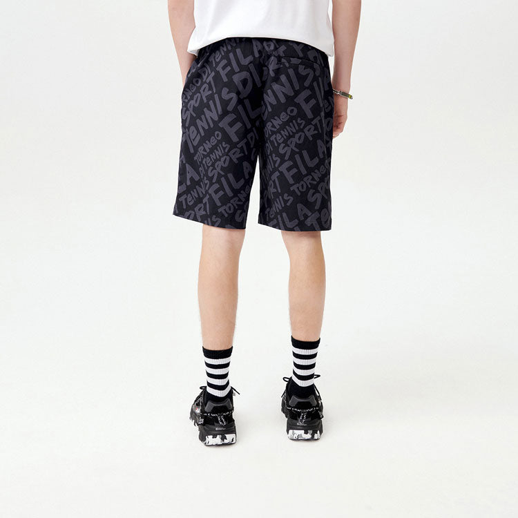 FILA FUSION Woven Sports Shorts Black T11M121807F-BK