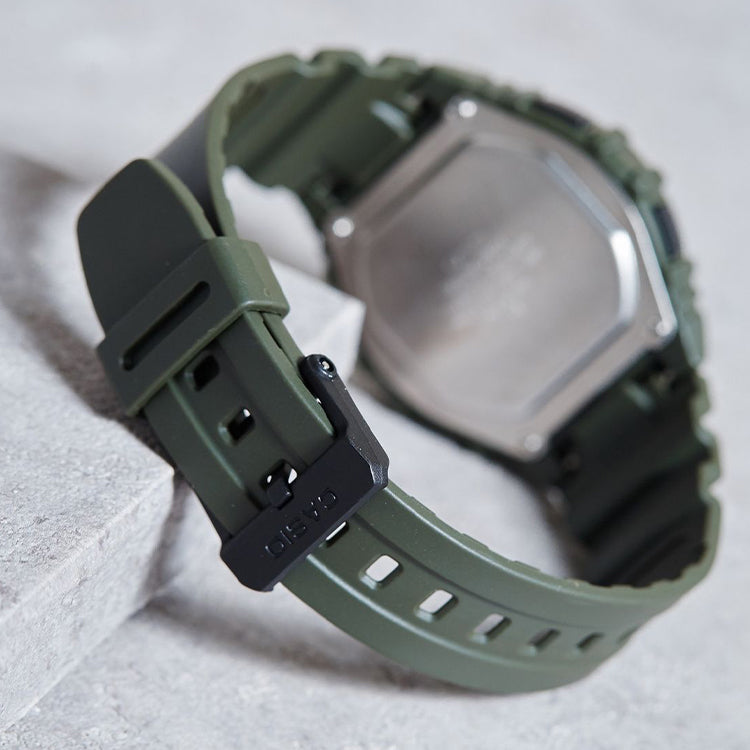 CASIO Waterproof Sports Dark Green Digital W-216H-3BVDF