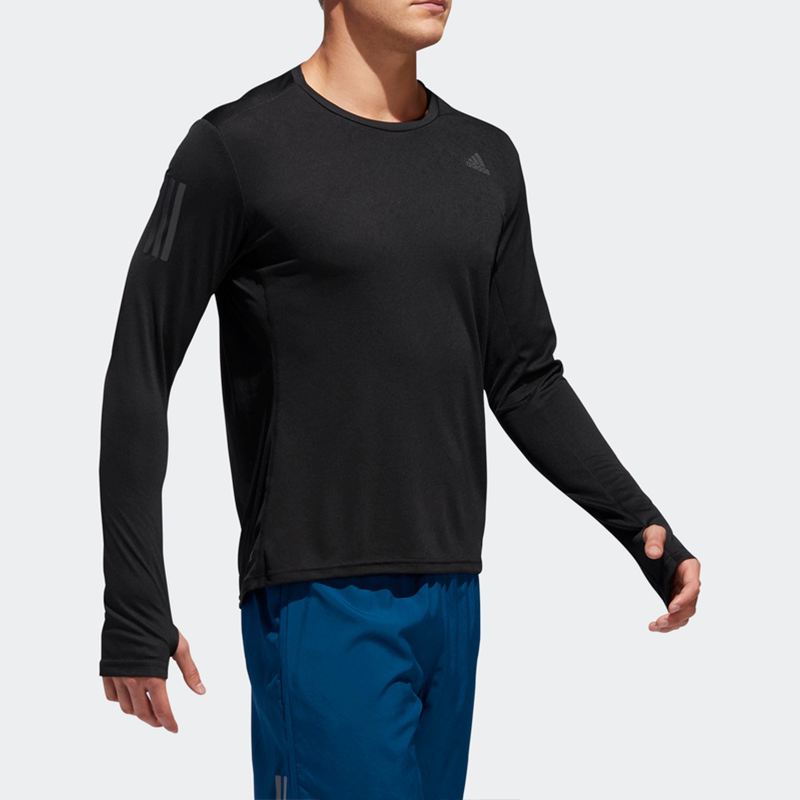 adidas Own The Run Ls Running Long Sleeves Black DQ2576