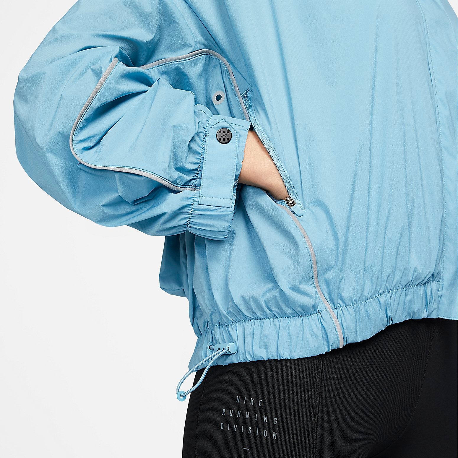 (WMNS) Nike Windbreaker Run Division Jacket Asia Sizing 'Blue' DQ5958-424