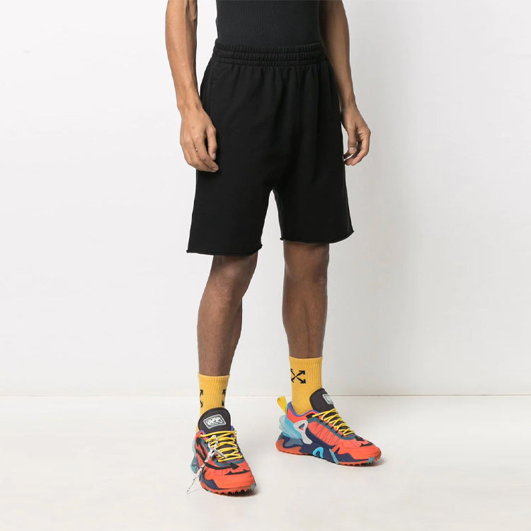 Off-White FW21 Casual Shorts Version Black OMCI006R21FLE0021032-1